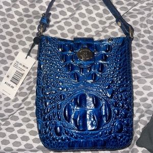 Melbourne Collection Marley Crocodile-Embossed Crossbody Bag